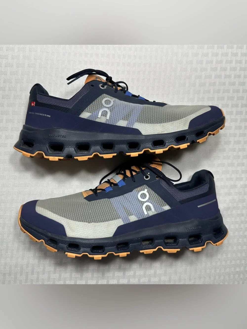 On Cloudvista Midnight/Copper Women's 11 Lace Up Running Shoes Athletic Gym Run